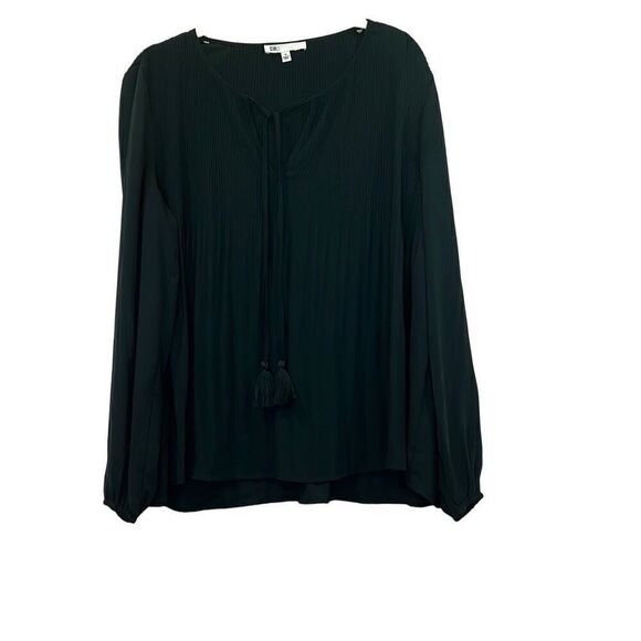 DR2 Emerald Green Blouse Top Sz.M - Picture 1 of 4